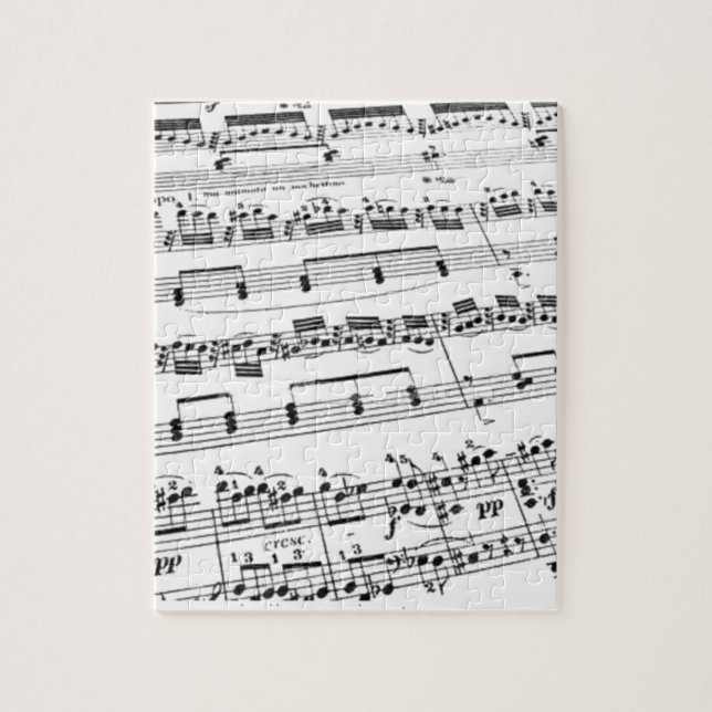 Sheet Music Puzzle (Vertikal)