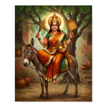 Sheetla Mata Hinduistische Andachtswandposter