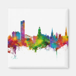 Sheffield England Skyline Magnet