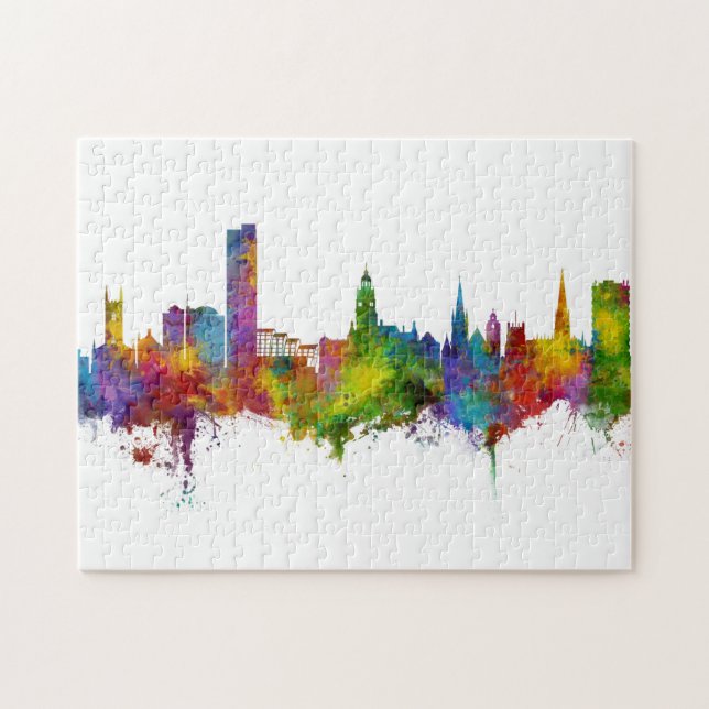 Sheffield England Skyline Puzzle (Horizontal)
