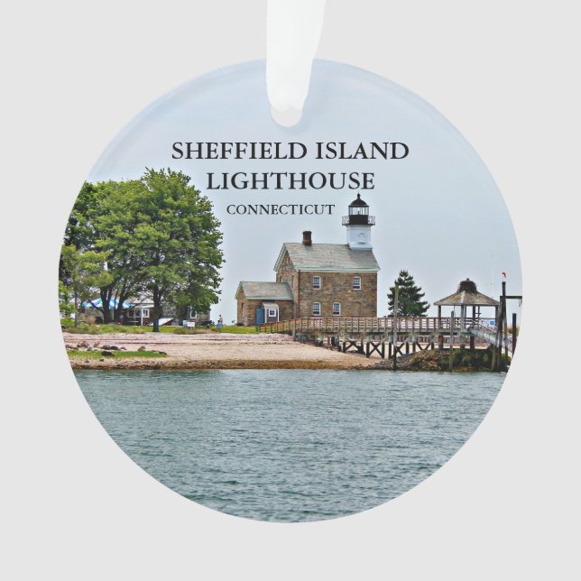 Sheffield Island Lighthouse, CT Ornament (Vorderseite)
