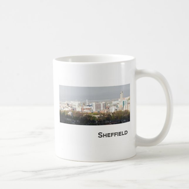 Sheffield-Landschaftsbild Tasse (Rechts)