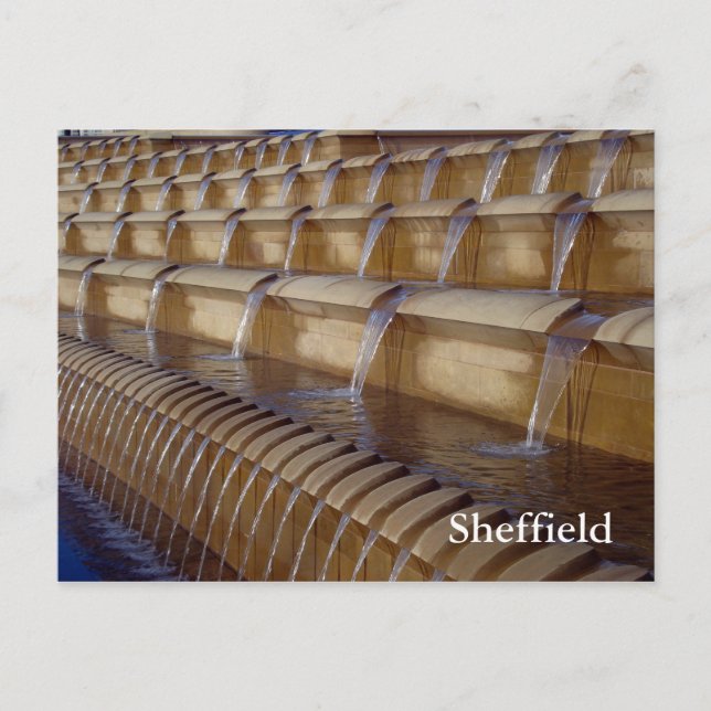 Sheffield Sheaf Square Postkarte (Vorderseite)