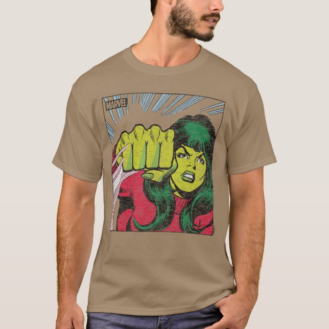 SheHulk Comic-Panel-Freundin T-Shirt (Vorderseite)