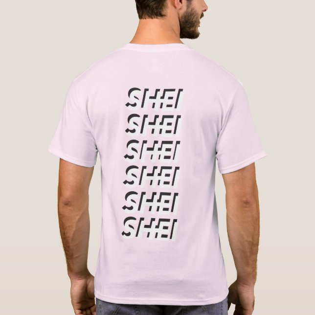 SHEI Manie-Logo-T-Shirt T-Shirt (Rückseite)
