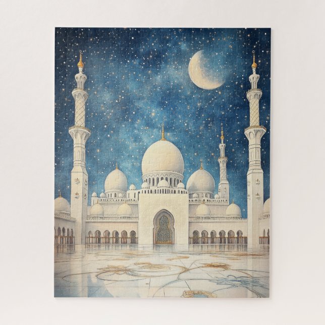 Sheik Zayed Grand Mosque Abu Dhabi Puzzle (Vertikal)