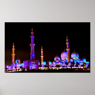 Sheik Zayed Mosque Poster