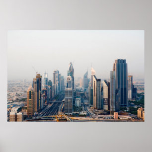 Sheik Zayed Road Poster