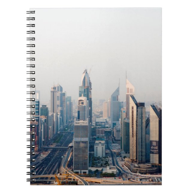 Sheikh Zayed Road Notizblock (Vorderseite)