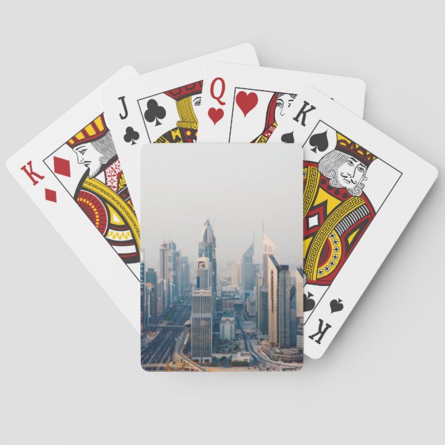 Sheikh-Zayed-Straße Spielkarten (Rückseite)
