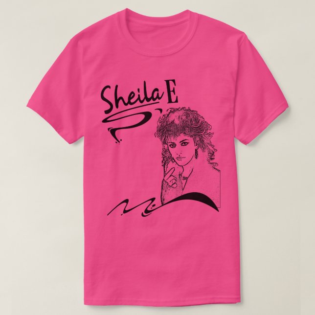 Sheila E 80er T-Shirt (Design vorne)