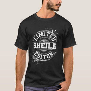 Sheila Limited Edition Lustiger Personalisierter N T-Shirt