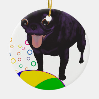Sheila Mops - Ball-Liebe Keramik Ornament
