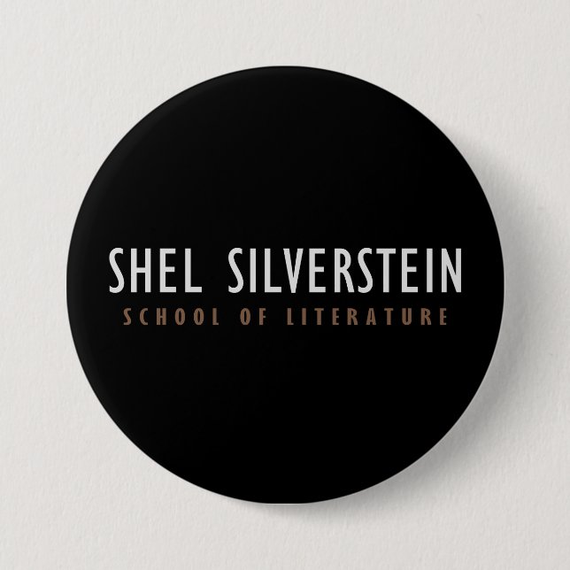 Shel Silverstein School of Literature Button (Vorderseite)