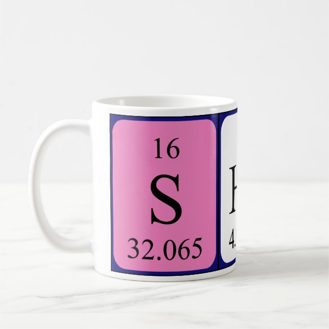 Shela Periodenname Tasse (Links)