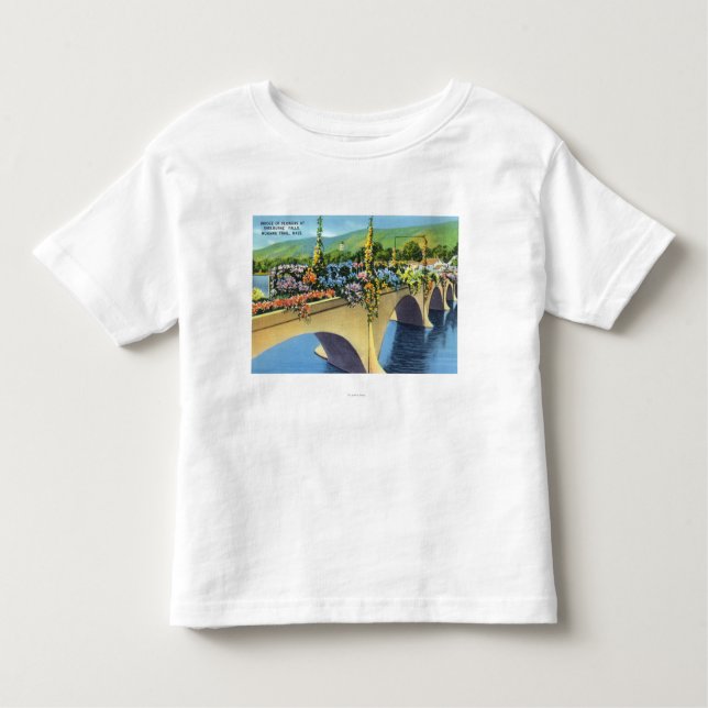 Shelburne fällt Brücke der Blumen Kleinkind T-shirt (Vorderseite)