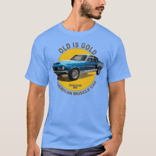 Shelby 500 American Muscle 60er 70er Old is Gold T-Shirt
