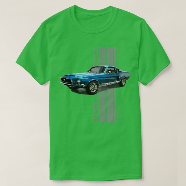 Shelby 500 Vintage American Muscle T-Shirt (Design vorne)