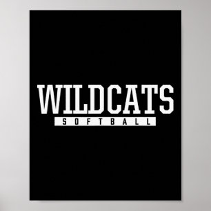 Shelby County Wildcats Softball HS Poster