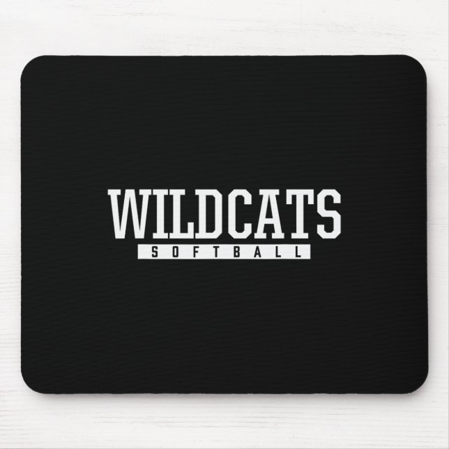 Shelby County Wildcats Softll Hs  Mousepad (Vorne)