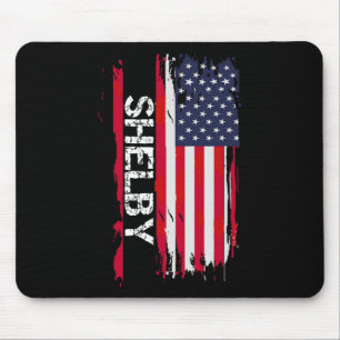Shelby Flagge Amerika Mousepad