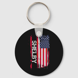 Shelby Flagge Amerika  Schlüsselanhänger
