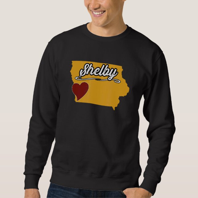 SHELBY IOWA IA USA  Cute Souvenir Merch  US City S Sweatshirt (Vorderseite)