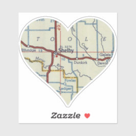 Shelby Montana Aufkleber