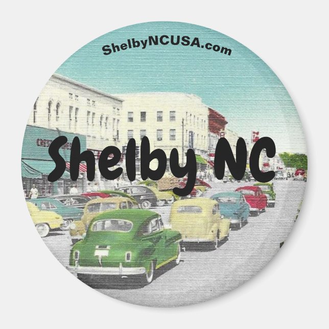 Shelby NC Magnet (Vorne)