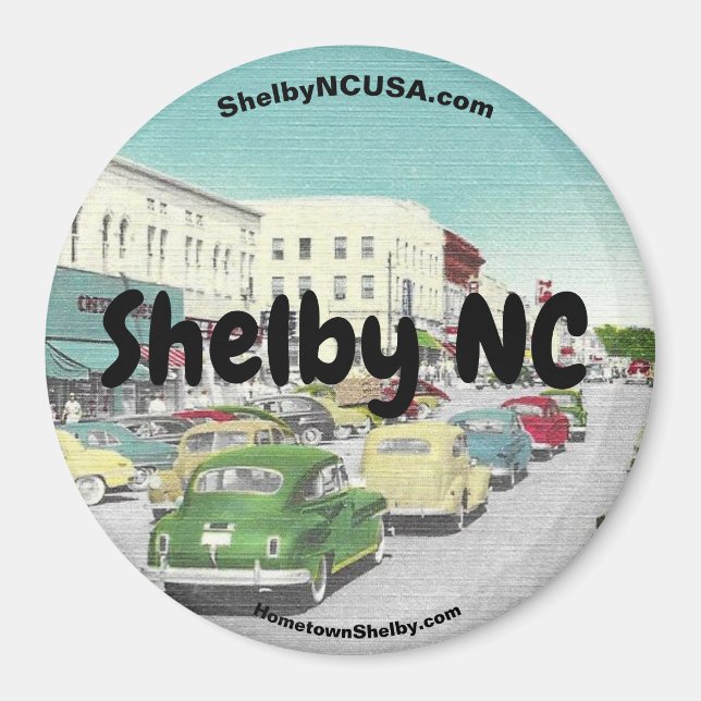 Shelby NC Magnet (Vorne)