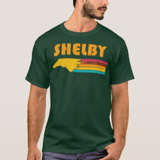 Shelby North olina Vintag Distressed Souvenir T-Shirt