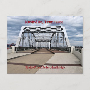 Shelby Street Fußgängerbrücke Postkarte