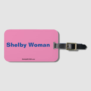 Shelby Woman Luggage Tag Gepäckanhänger