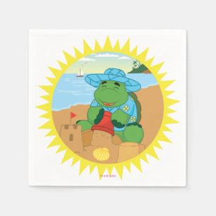 Sheldon auf dem Strand Serviette