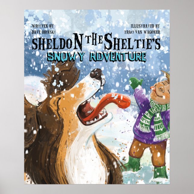 Sheldon der Sheltie Poster (Vorne)