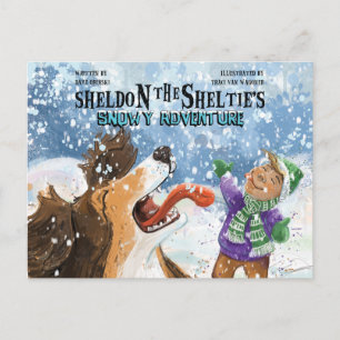 Sheldon der Sheltie Postkarte