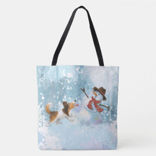 Sheldon der Sheltie und der Schneemann
