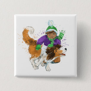 Sheldon der Sheltie und sein Junge Button