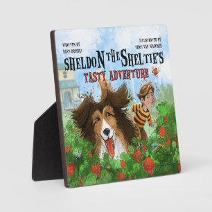 Sheldon die Sheltie Fotoplatte