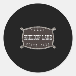 Sheldon Lake State Park Texas Tx Seil Und Lo Cowbo Runder Aufkleber
