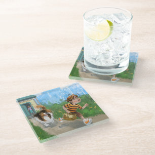 Sheldon und Davie Adventure Glasuntersetzer