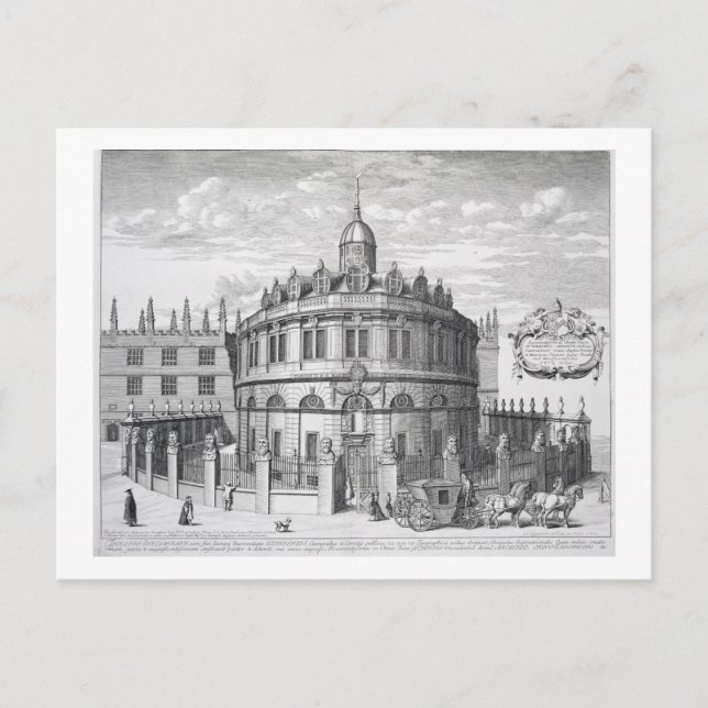 Sheldonian Theatre, Oxford, von "Oxonia Illustrat Postkarte (Vorderseite)