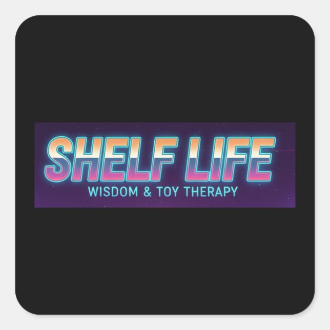 Shelf Life Logo 2 Aufkleber (Vorderseite)