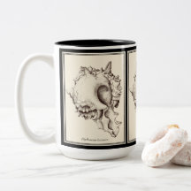 "Shell-Liebhaber - Ich" Schwarzweiß-Tasse