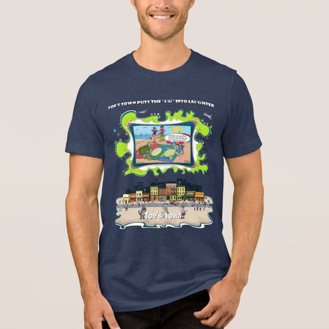 Shell Shocked | Ermutigungs-Tri-Blend-Shirt Tri-Blend Shirt (Vorderseite)