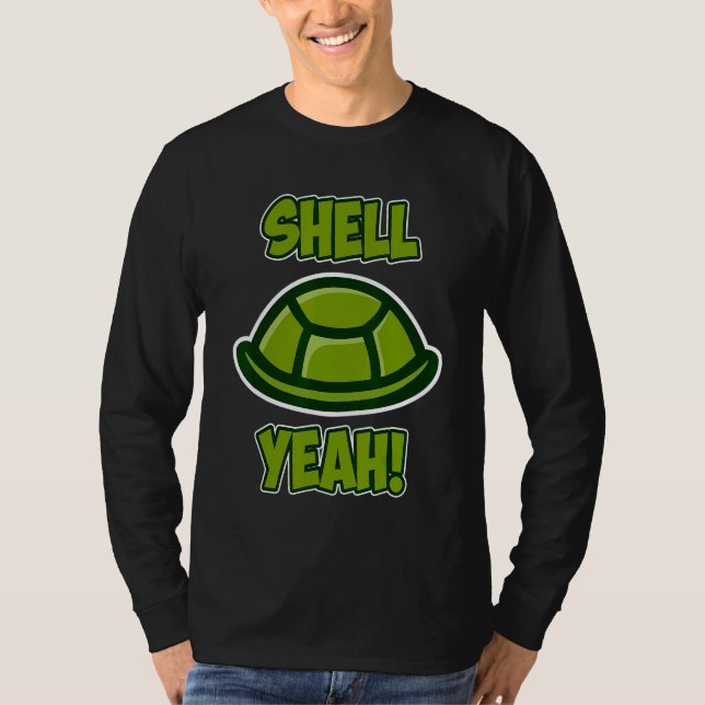 Shell Yeah Design für Männer Frauen Kinder  Meeres T-Shirt (Vorderseite)