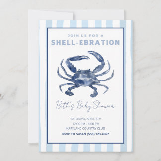 Shellabration Baby Dusche Einladung