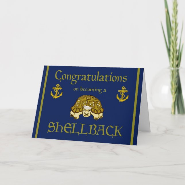 Shellback Card Karte (Vorderseite)