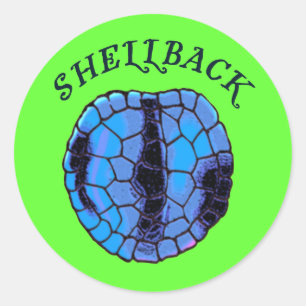 Shellback Runder Aufkleber