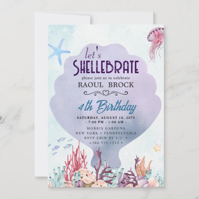 Shellebrate Einladung (Vorderseite)